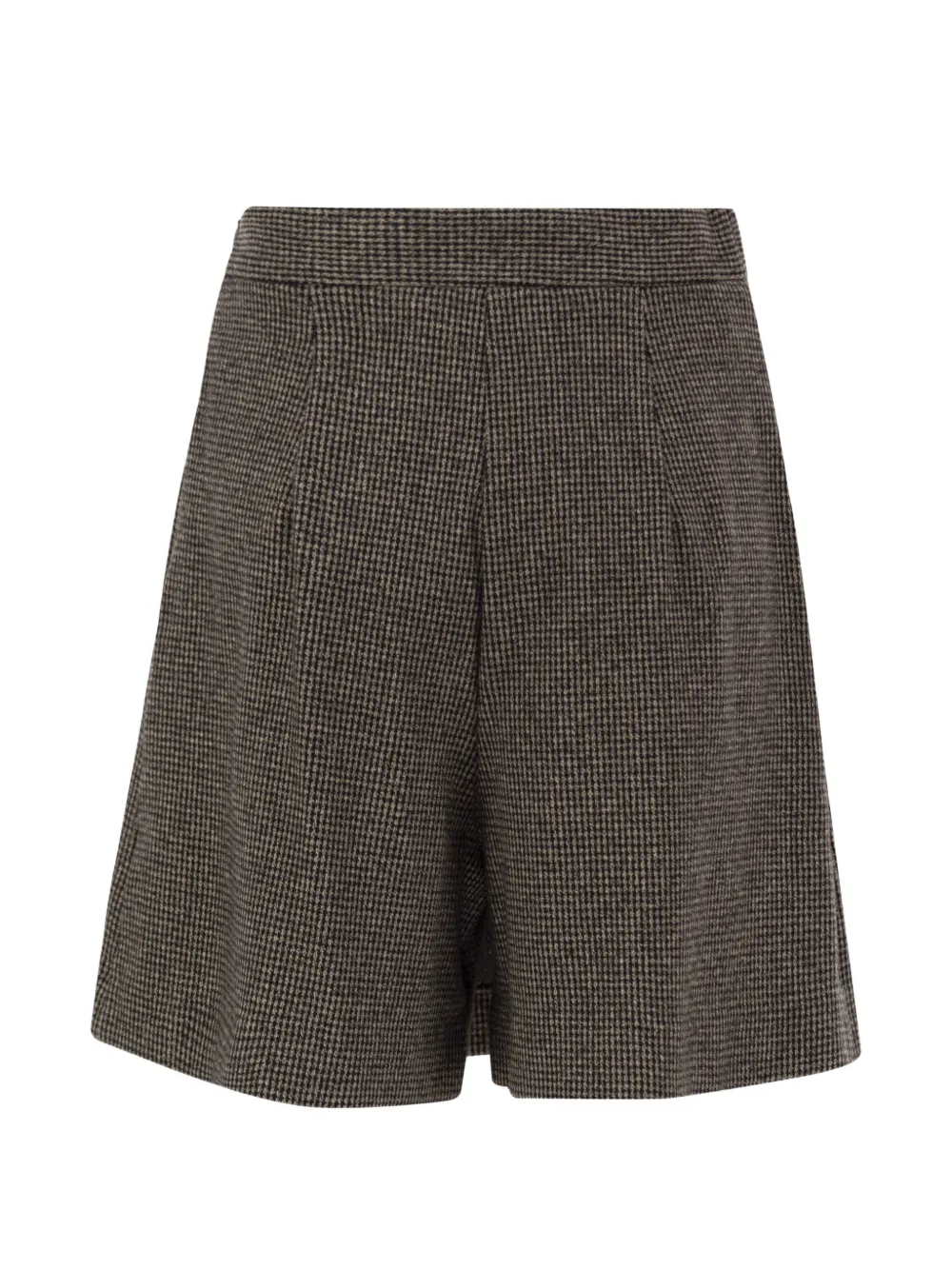 Weekend Max Mara Skort met pied-de-poule print en wikkeleffect Bruin