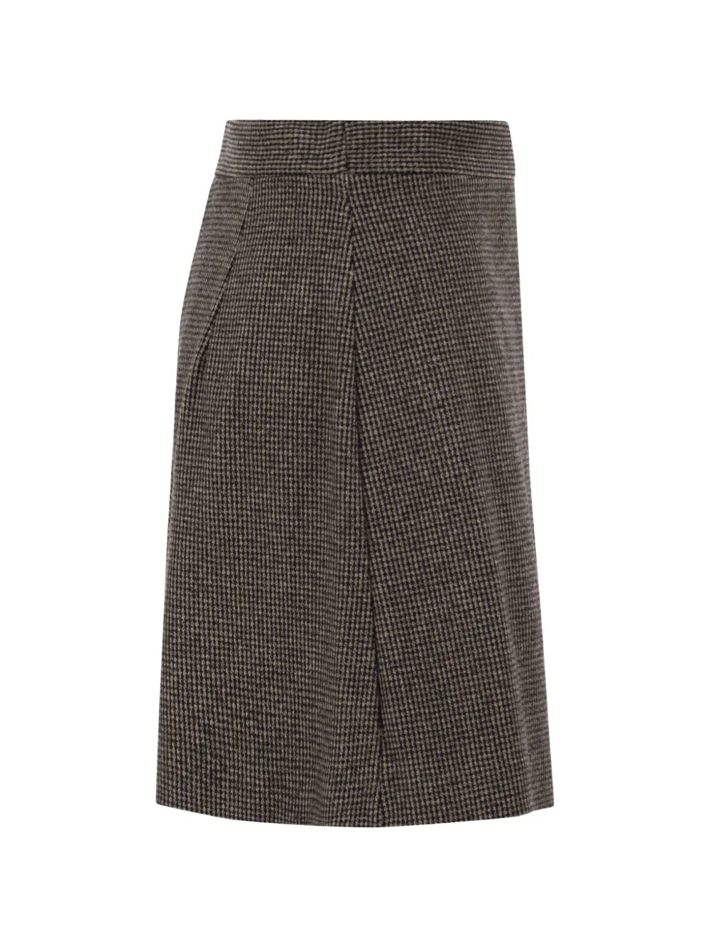 Weekend Max Mara Skort met pied-de-poule print en wikkeleffect Bruin