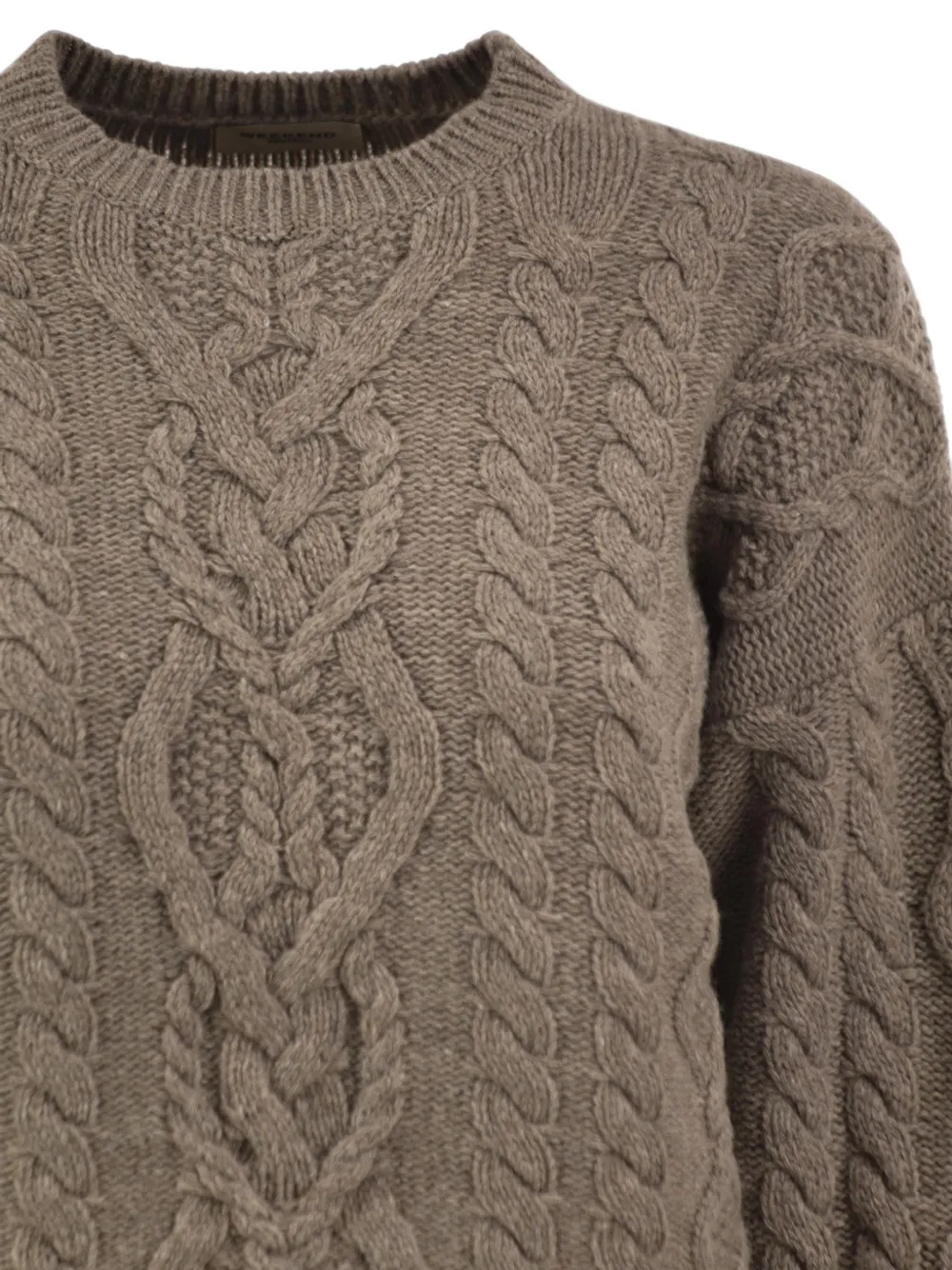 Weekend Max Mara Kabelgebreide trui Bruin