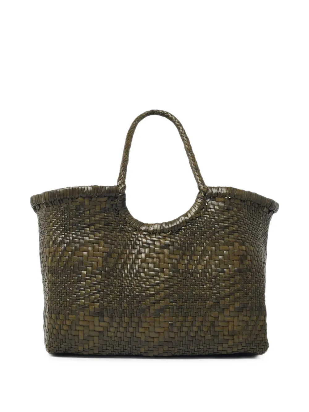 DRAGON DIFFUSION Nantucket Optical geweven shopper Groen
