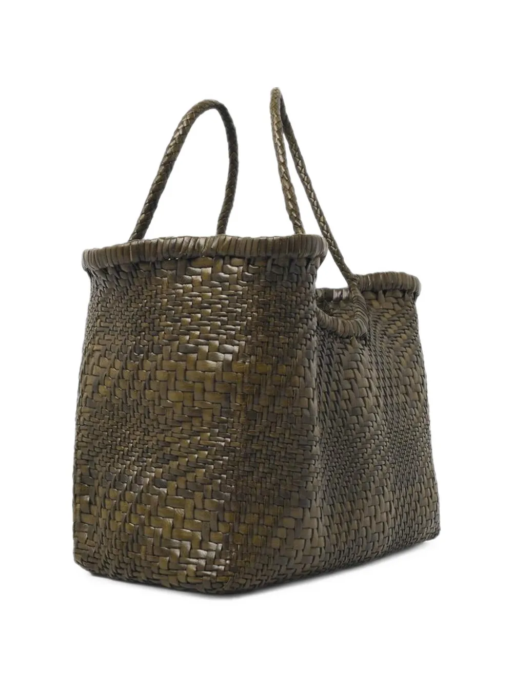 DRAGON DIFFUSION Nantucket Optical geweven shopper Groen