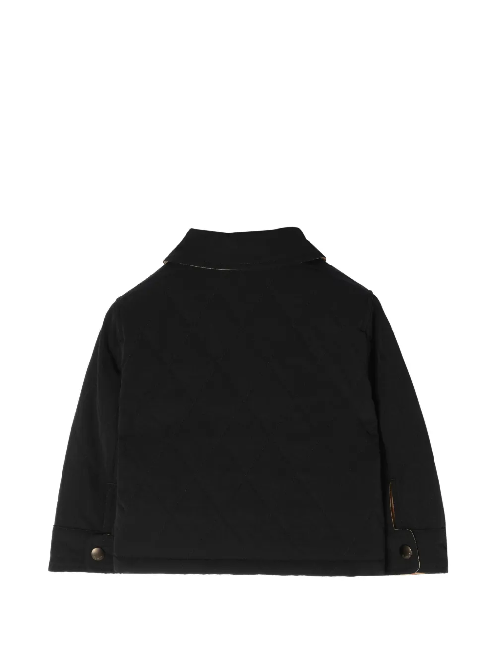 Burberry Kids Omkeerbaar jack Zwart