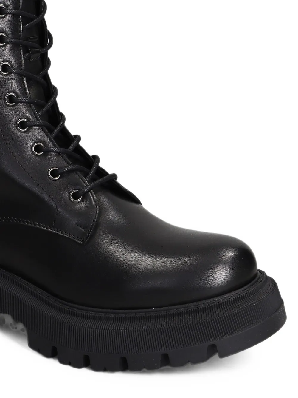 Julie Dee lace-up chunky-sole boots Zwart