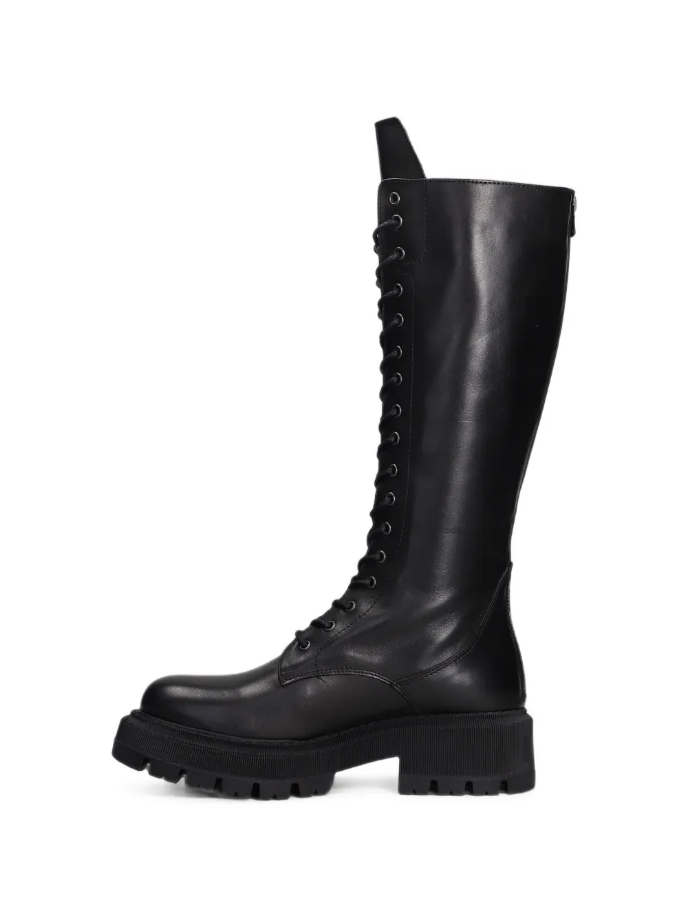 Julie Dee lace-up chunky-sole boots Zwart