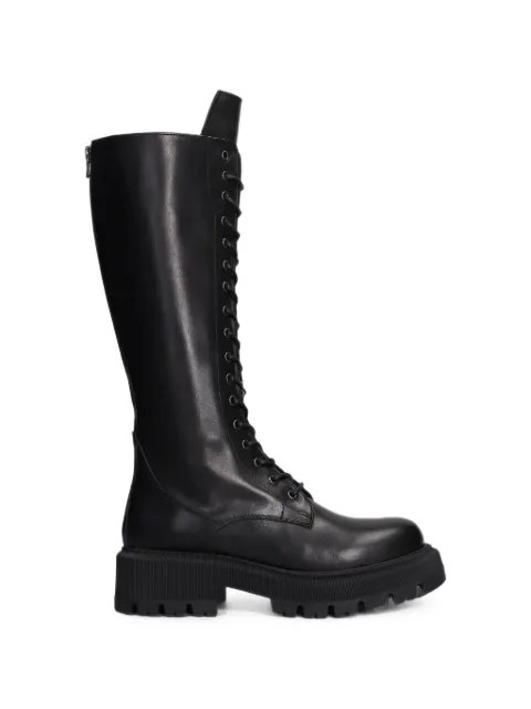 Julie Dee lace-up chunky-sole boots