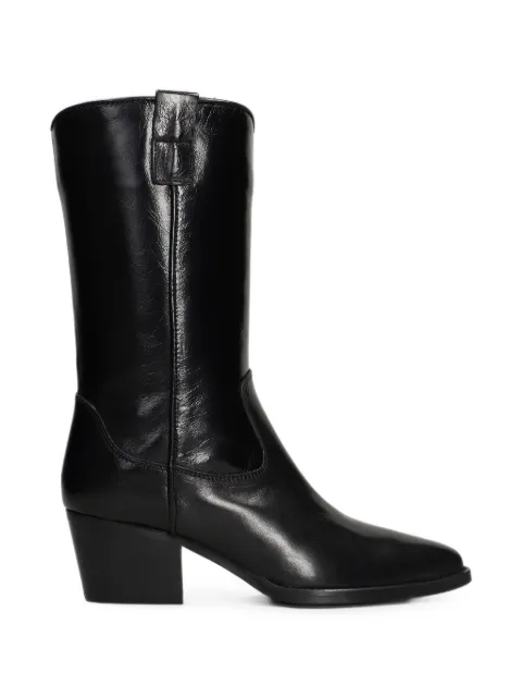 Julie Dee block-heel texan boots
