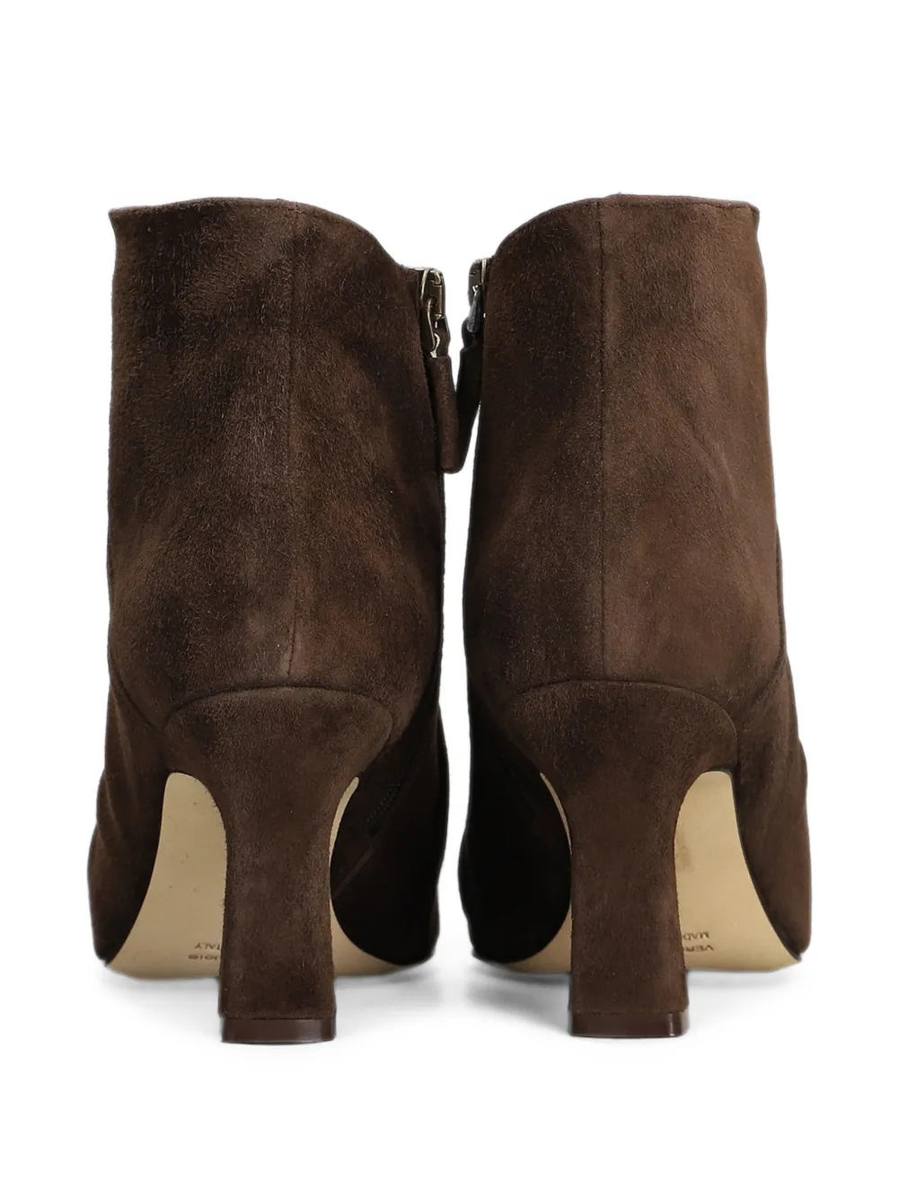 The Seller ruched pointed-toe ankle boots Bruin