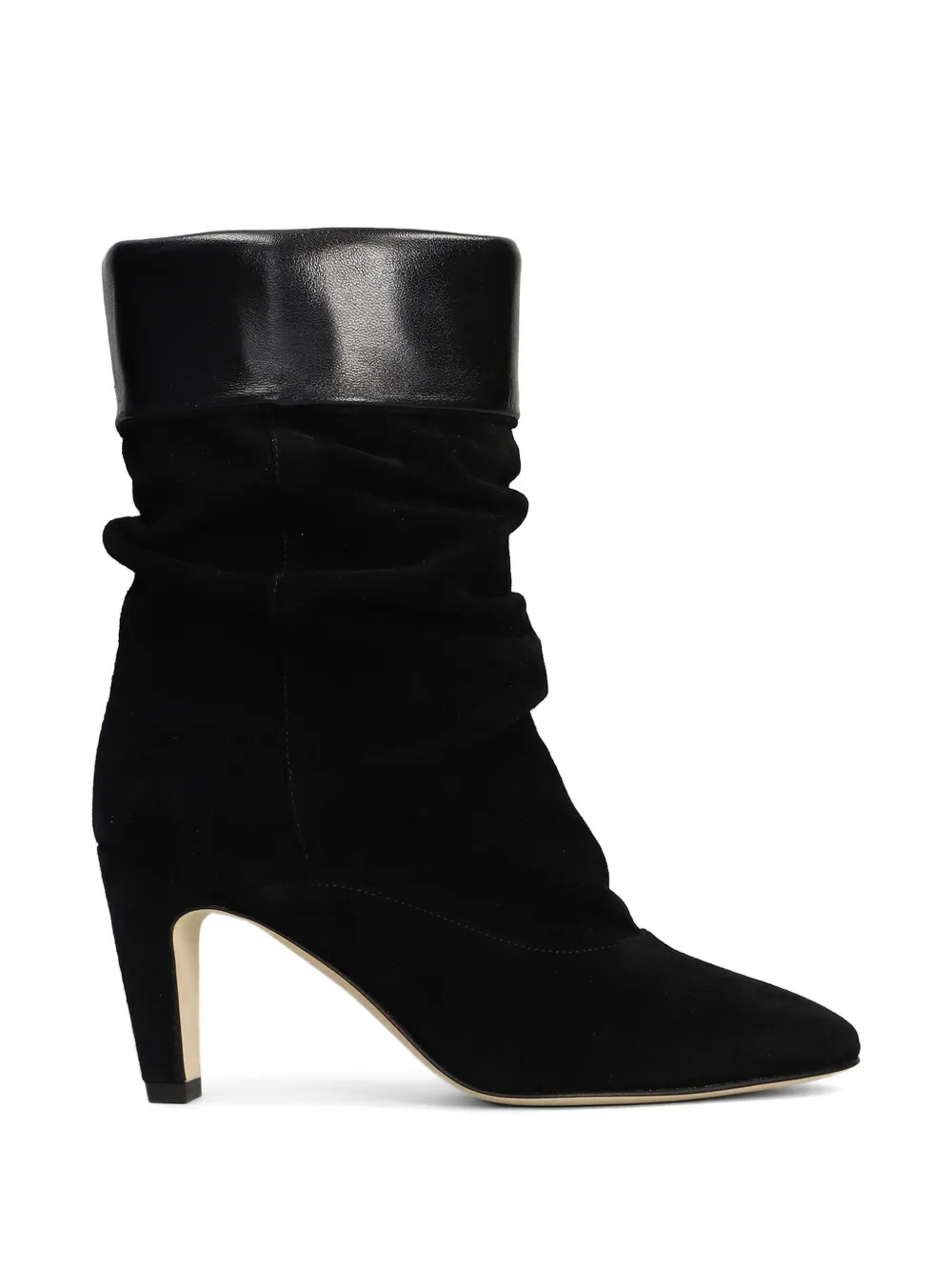 The Seller leather-trim suede ankle boots