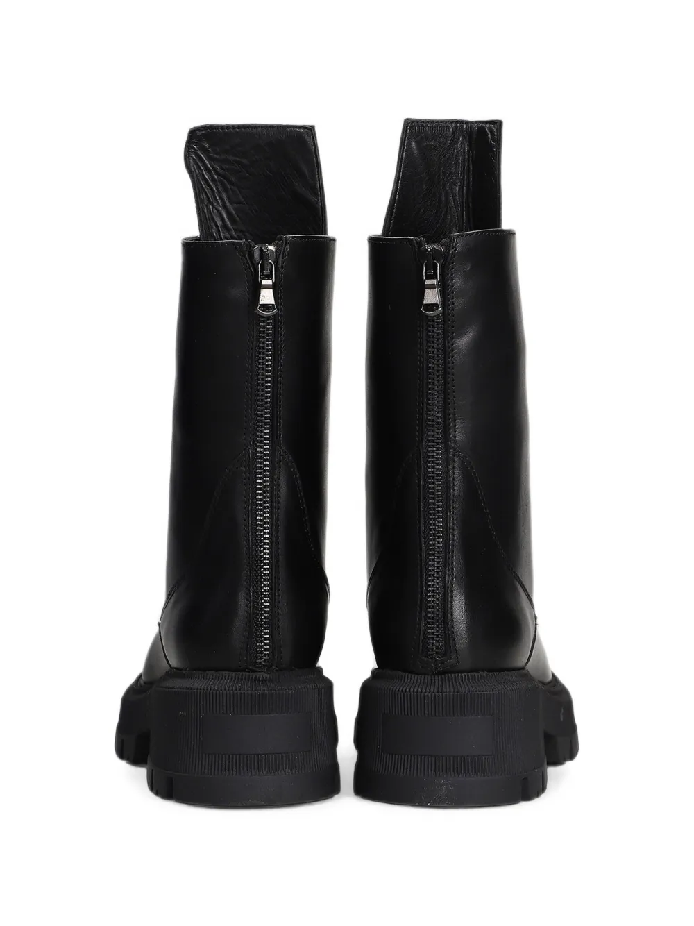 Julie Dee lace-up chunky-sole boots Zwart