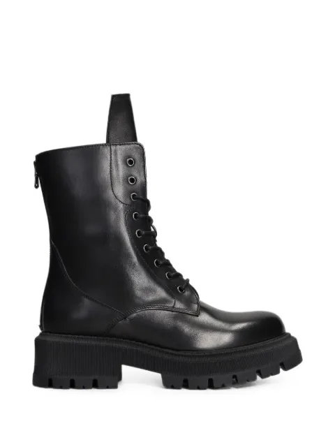 Julie Dee lace-up chunky-sole boots