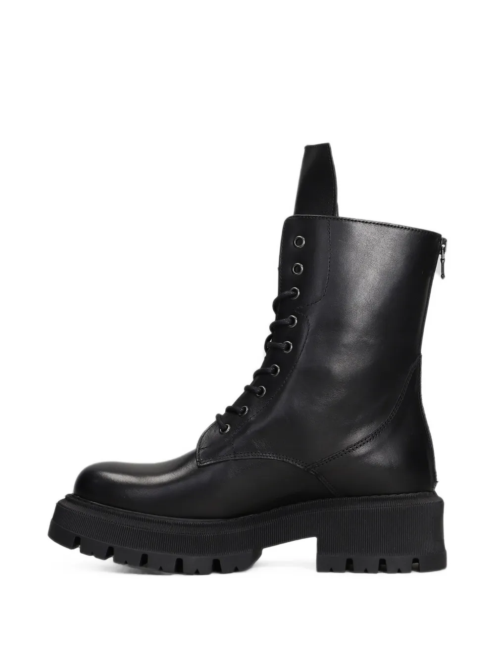 Julie Dee lace-up chunky-sole boots Zwart