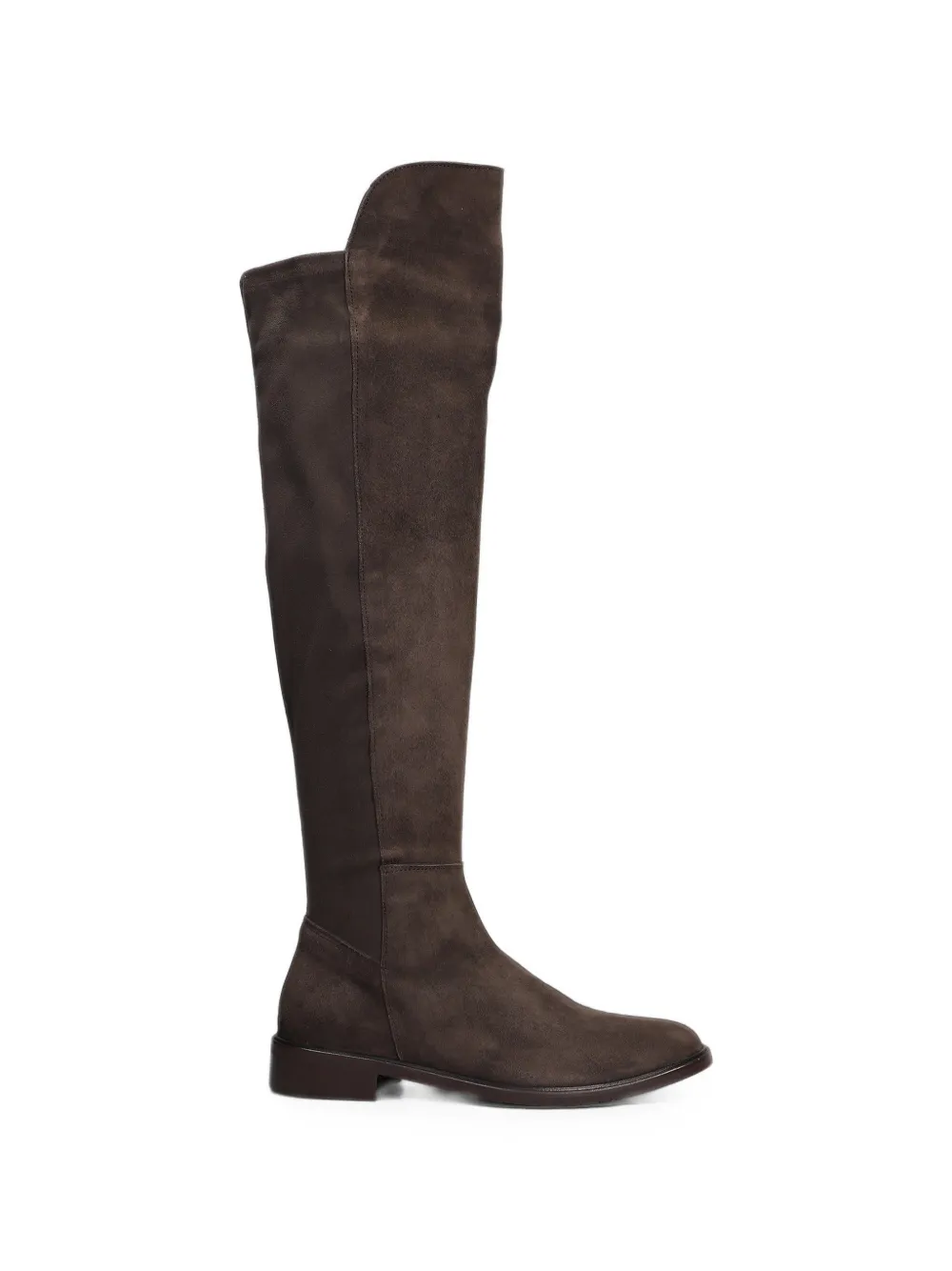 Julie Dee suede over-the-knee boots Bruin