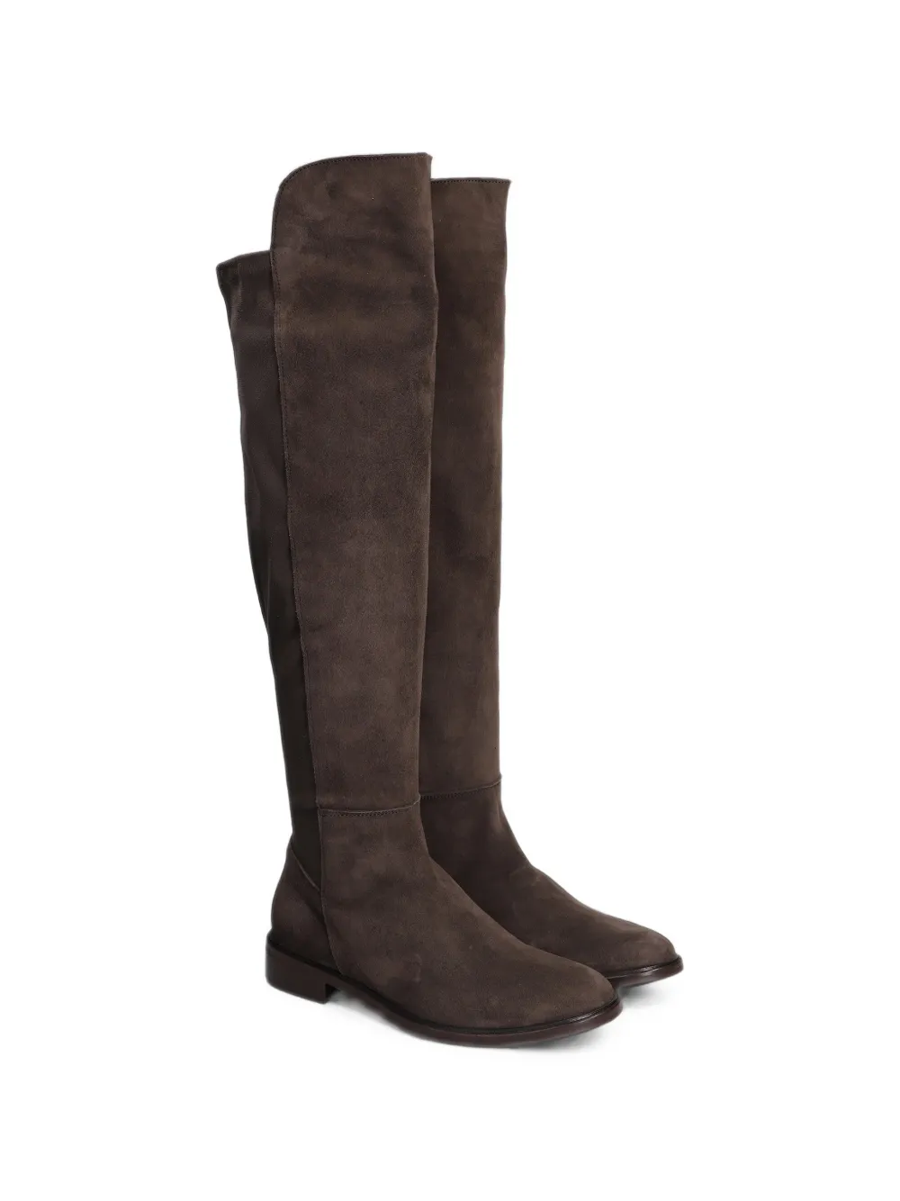 Julie Dee suede over-the-knee boots Bruin