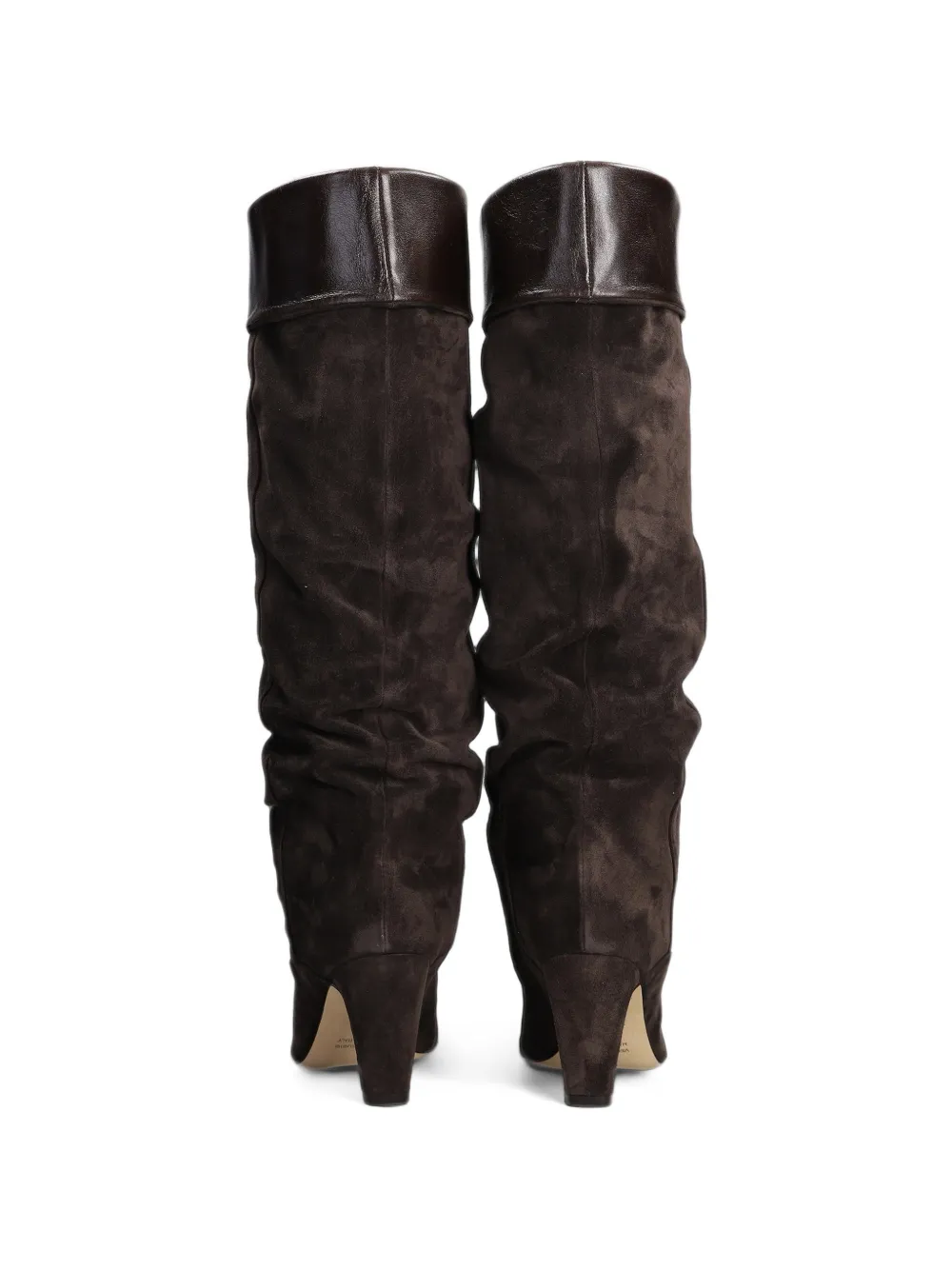 The Seller slouchy panelled boots Bruin