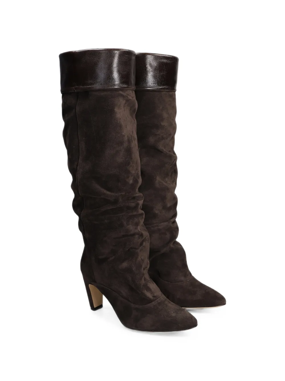 The Seller slouchy panelled boots Bruin