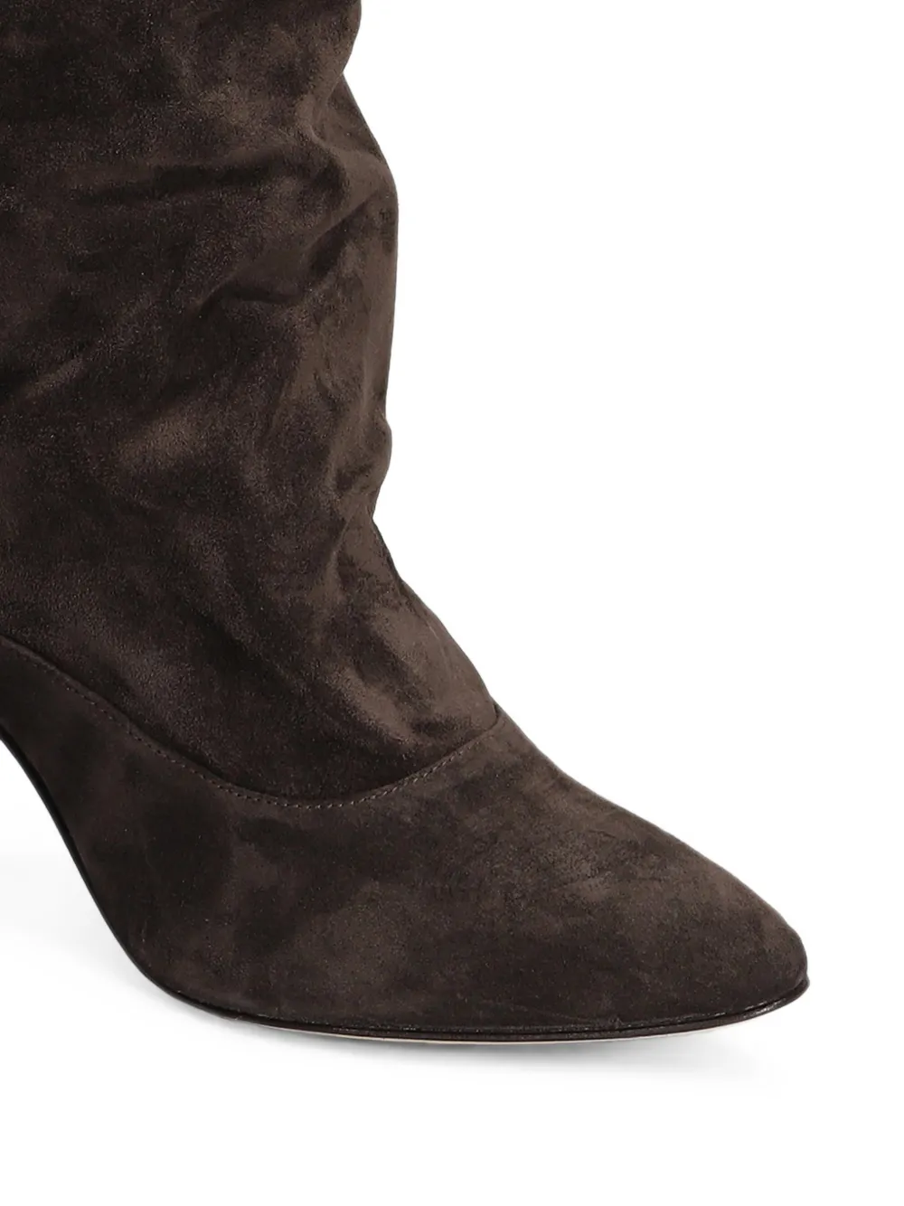 The Seller slouchy panelled boots Bruin
