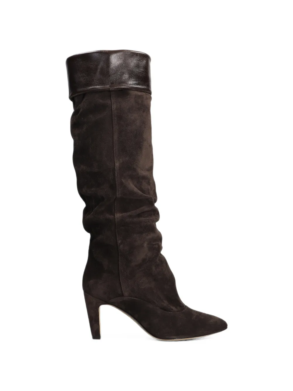 The Seller slouchy panelled boots Bruin