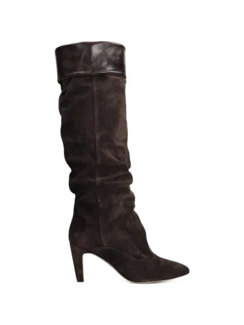 The Seller slouchy panelled boots