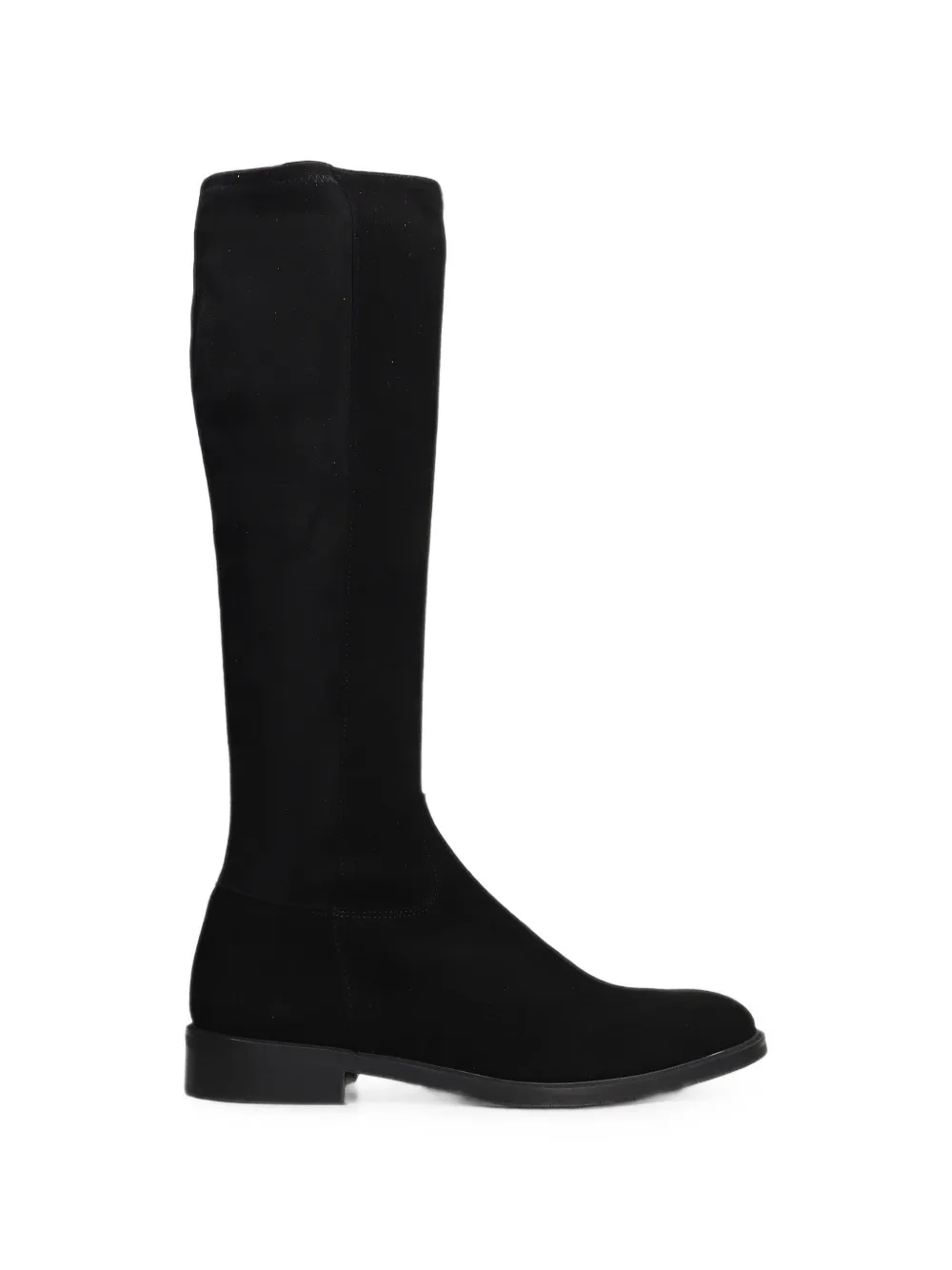 Julie Dee side-zip knee-high boots Zwart