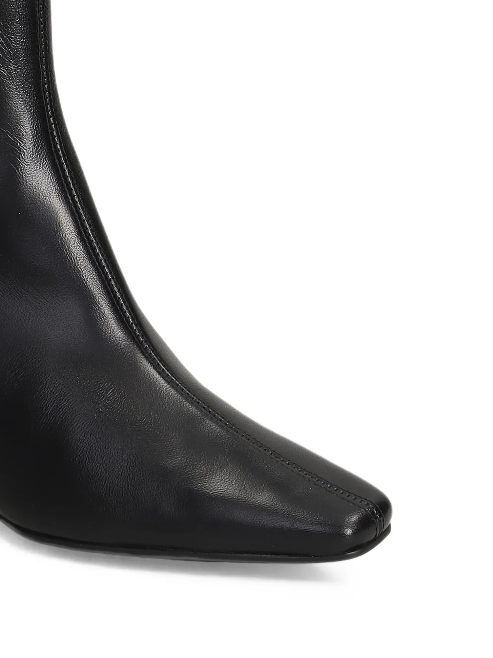 The Seller square-toe ankle boots Zwart