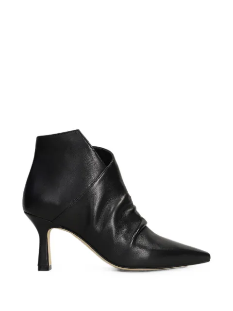 The Seller ruched pointed-toe ankle boots