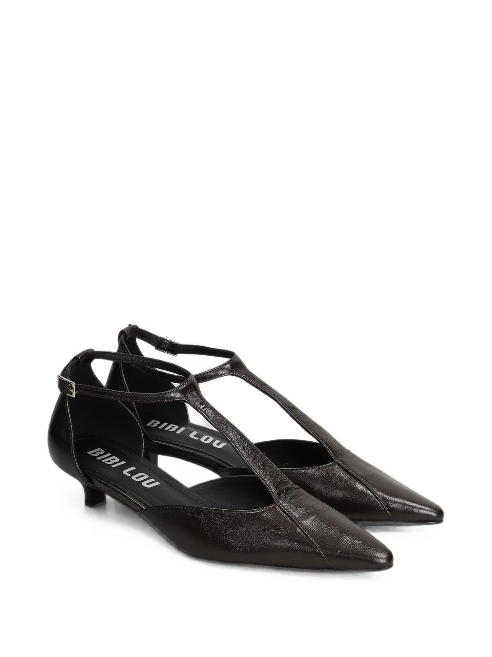 Bibi Lou Canna pointed-toe T-bar pumps Bruin