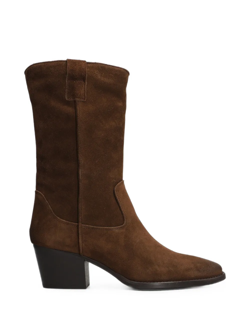 Julie Dee suede western-style boots Bruin