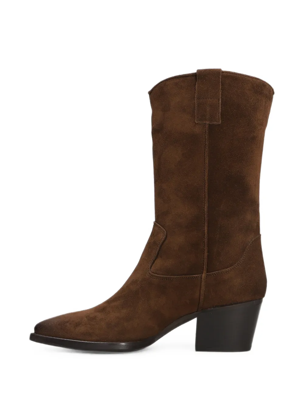 Julie Dee suede western-style boots Bruin