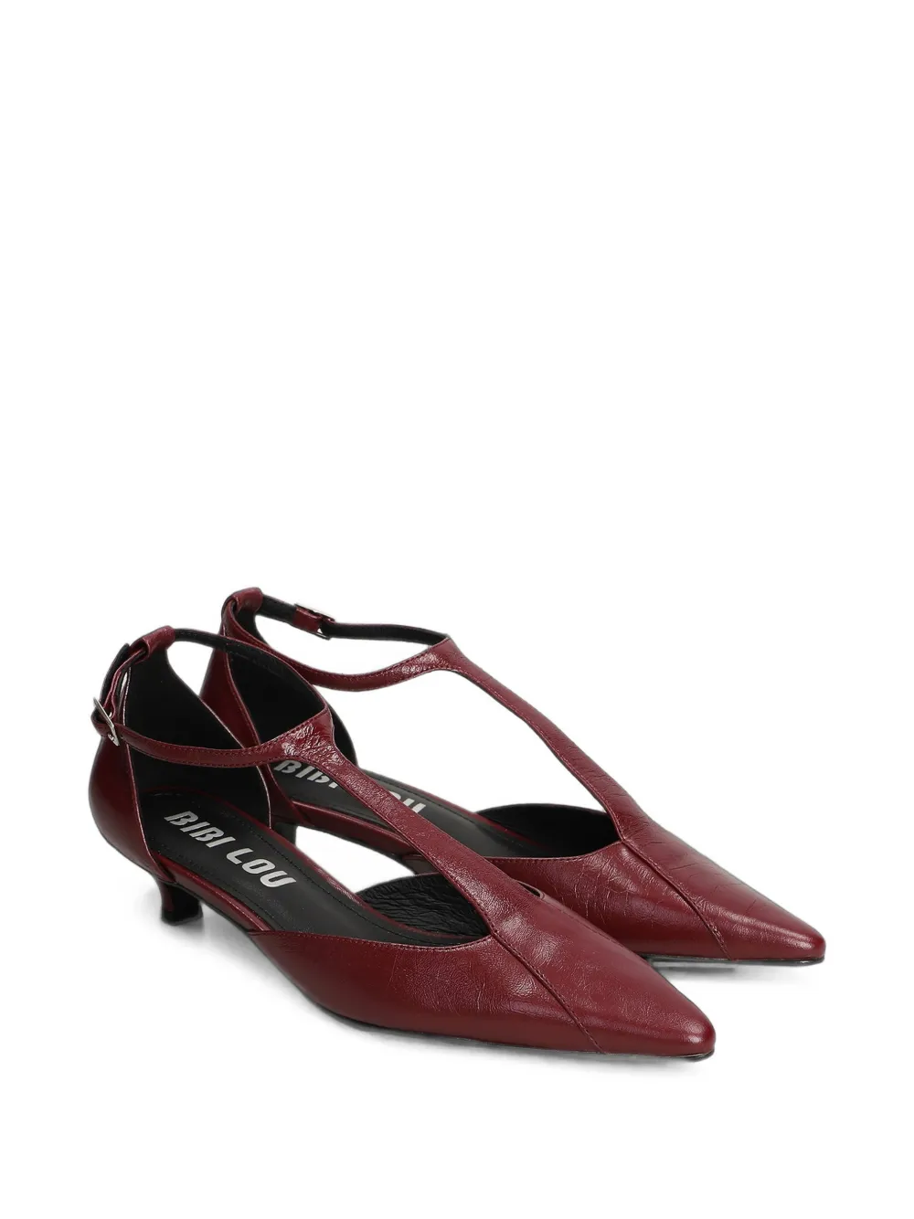 Bibi Lou Canna 35 pointed-toe pumps Rood