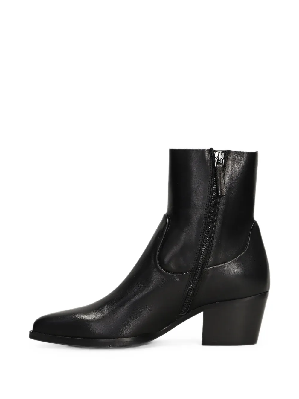 Julie Dee pointed-toe ankle boots Zwart