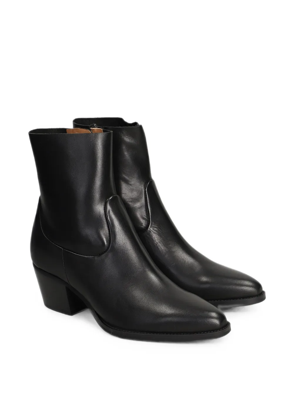 Julie Dee pointed-toe ankle boots Zwart