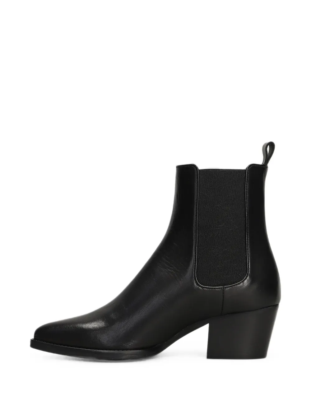 Julie Dee elasticated side-panel Chelsea boots Zwart