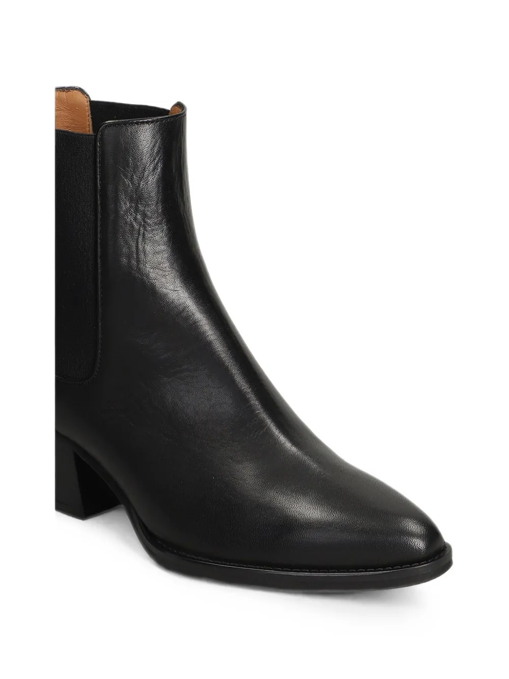 Julie Dee elasticated side-panel Chelsea boots Zwart