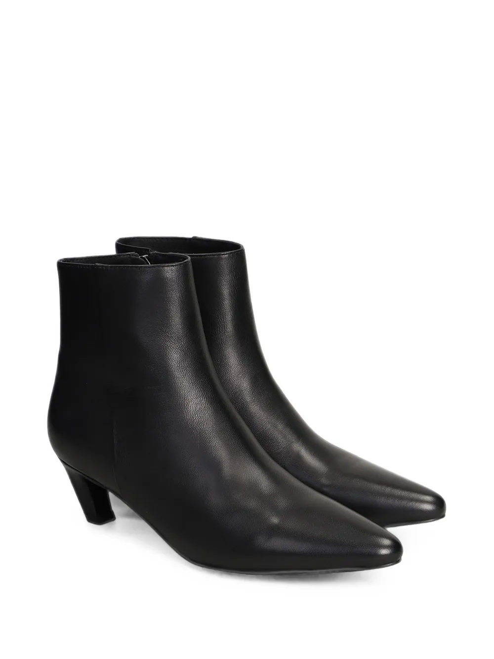Bibi Lou Calista pointed-toe kitten-heel ankle boots Zwart