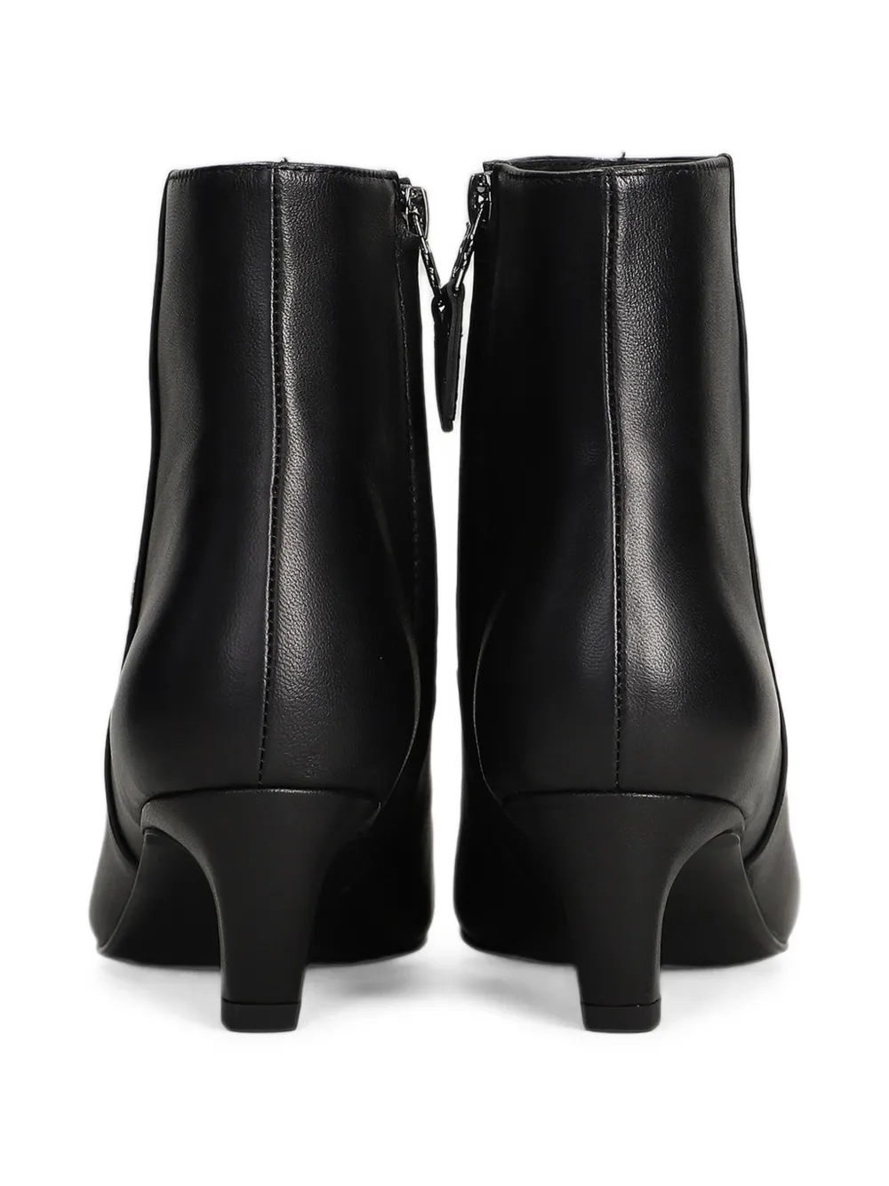 Bibi Lou Calista pointed-toe kitten-heel ankle boots Zwart