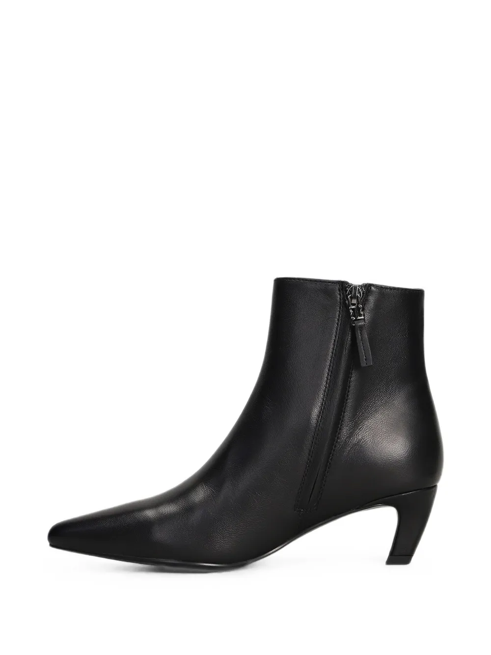 Bibi Lou Calista pointed-toe kitten-heel ankle boots Zwart