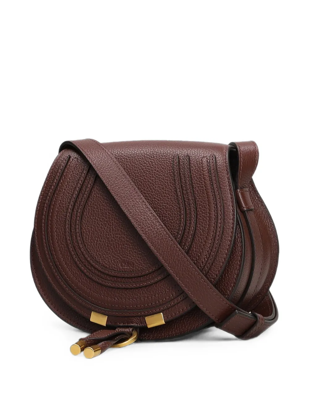 Chloé Marcie kleine crossbodytas Bruin