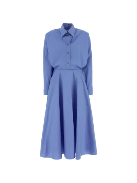 Balenciaga poplin shirt midi dress