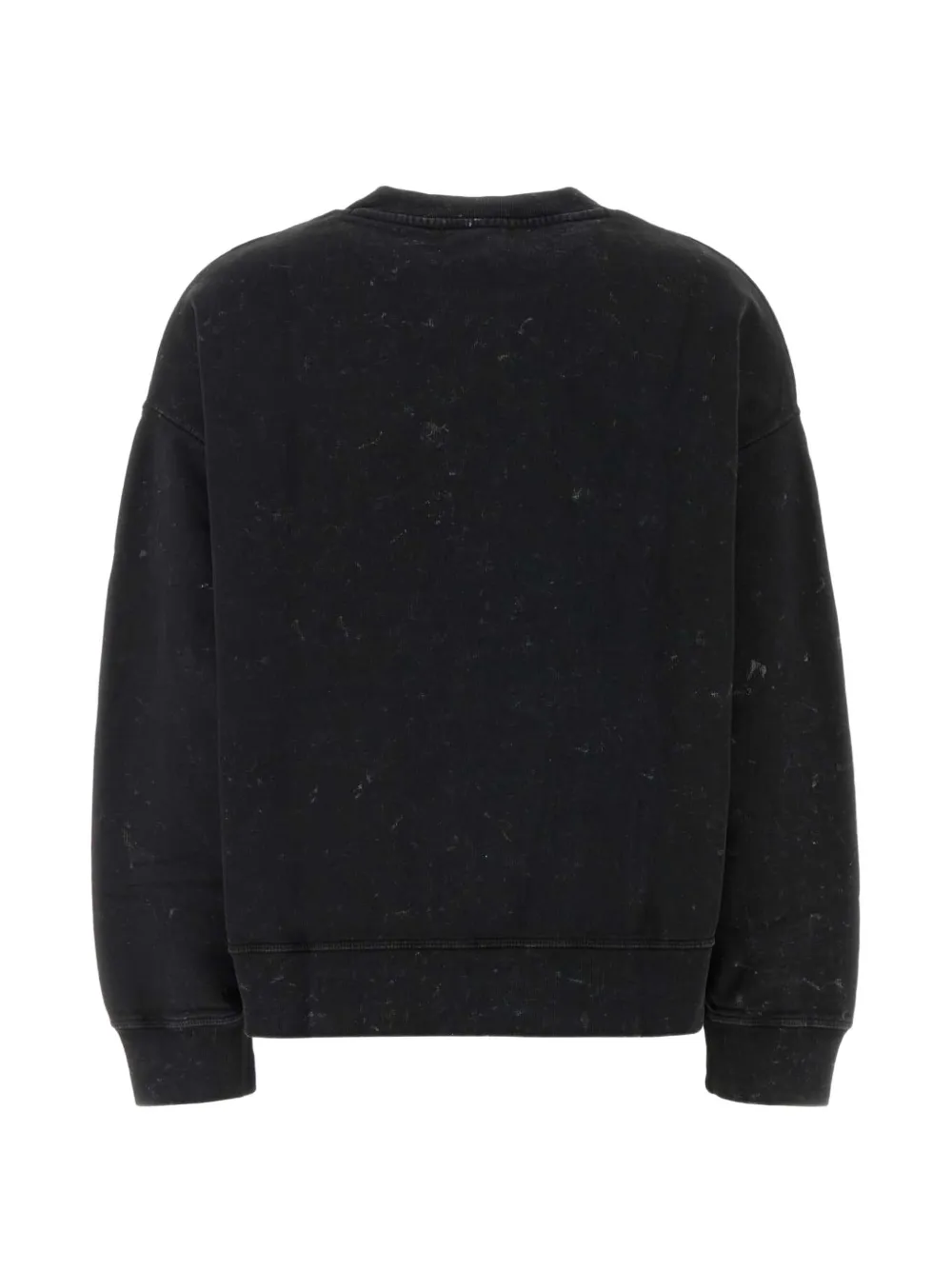 GANNI Isoli katoenen sweater met teddyprint Zwart