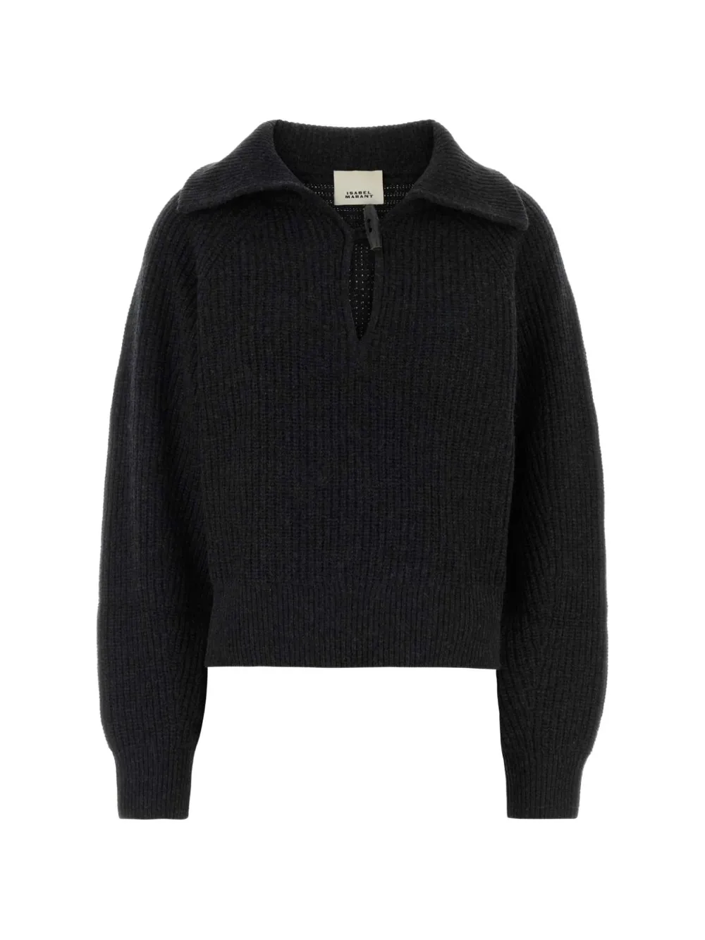 ISABEL MARANT Miranda ribbed-knit sweater - Nero