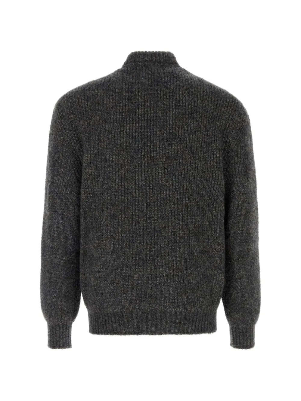 Giorgio Armani Vest van mohairblend met knopen Grijs