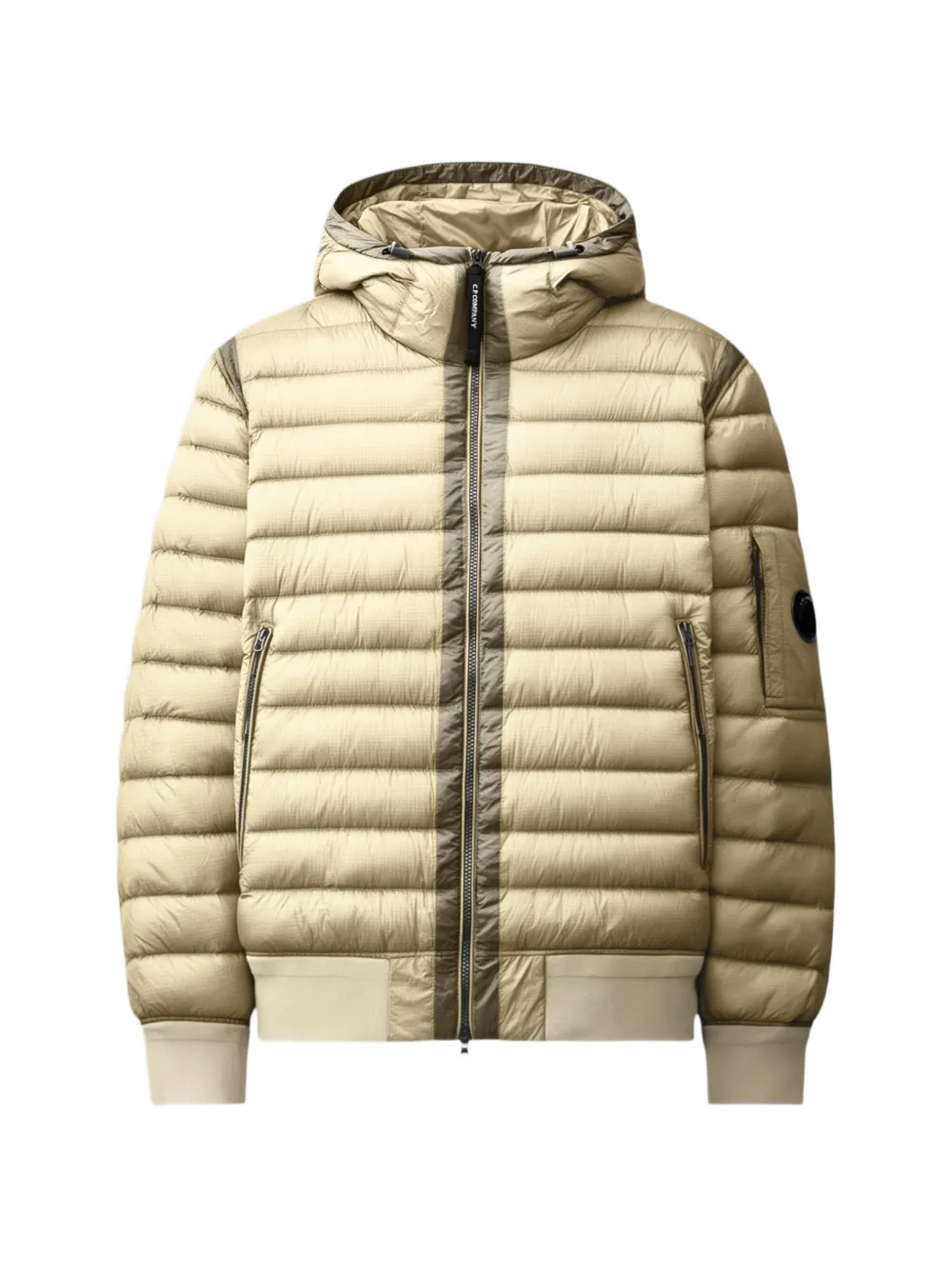 C.P. Company D.D. Shell hooded Lens down jacket