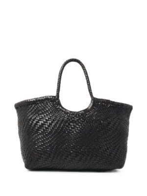DRAGON DIFFUSION Mini Flat Gora Tote Bag | Black | FARFETCH