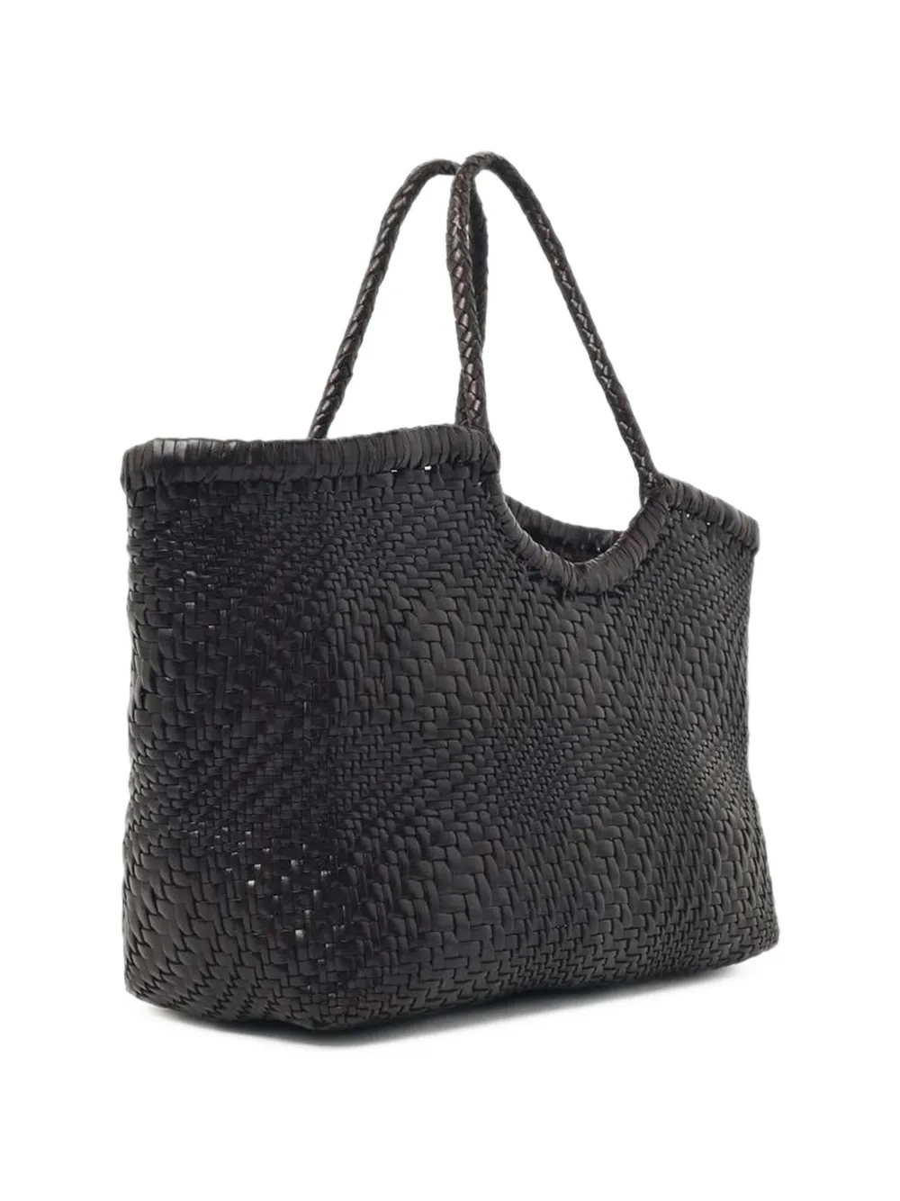 DRAGON DIFFUSION Nantucket Optical geweven shopper Bruin