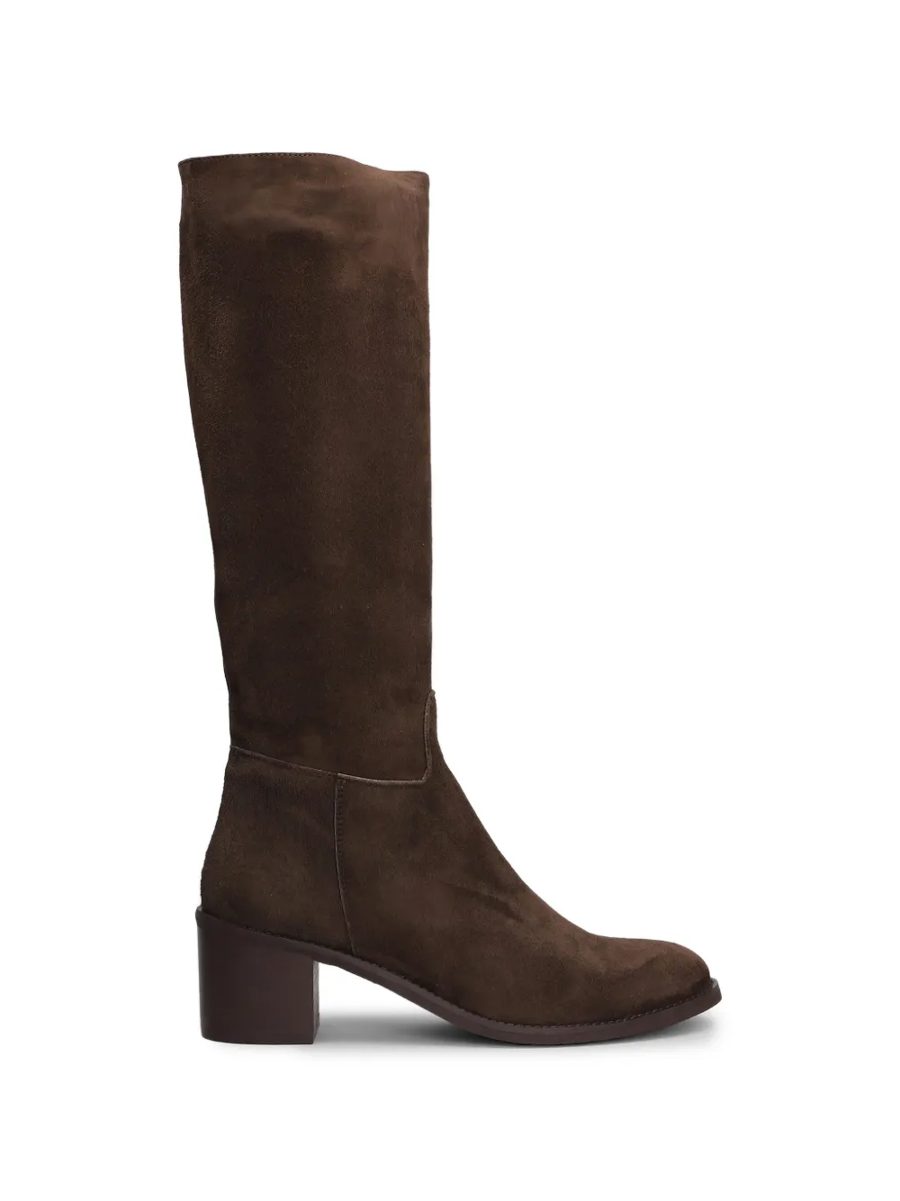 Julie Dee suede block-heel boots