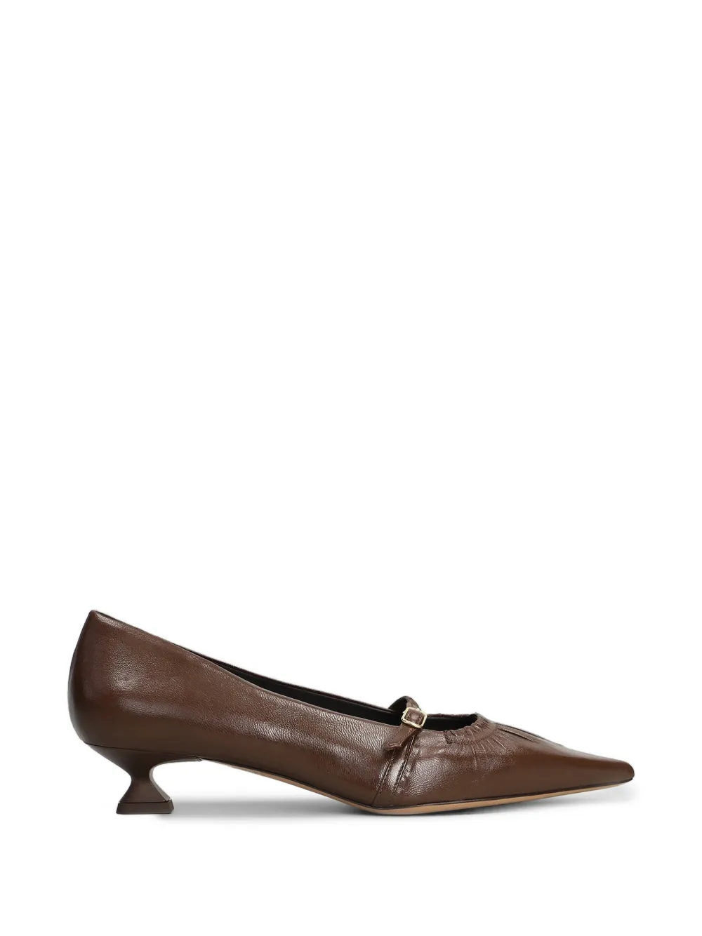 The Seller pointed-toe buckled pumps