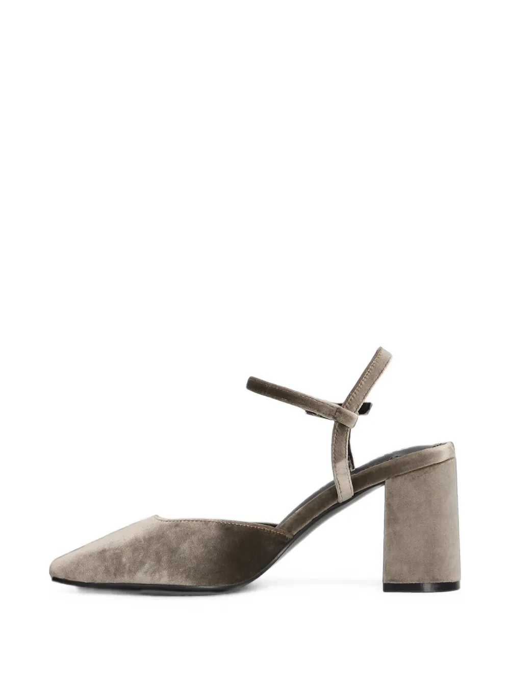 Bibi Lou Emily suede buckle-fastening pumps Grijs