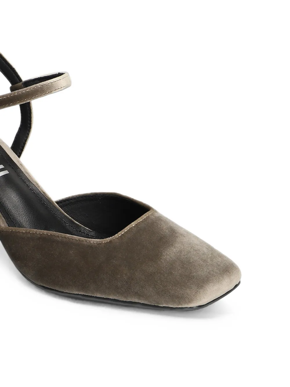 Bibi Lou Emily suede buckle-fastening pumps Grijs