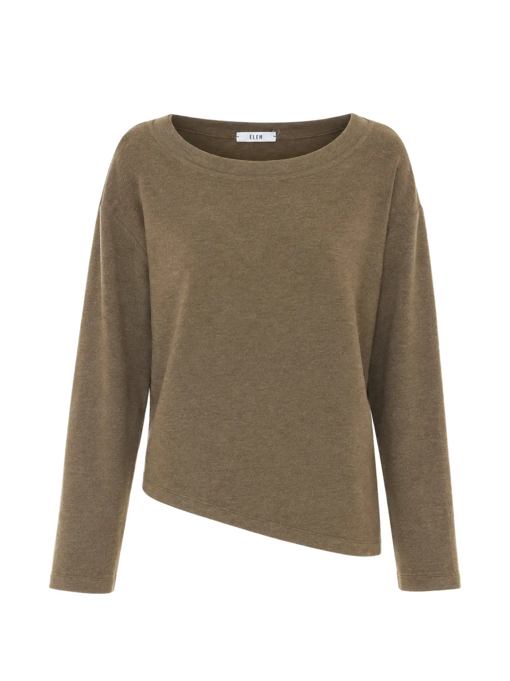 Eleh asymmetric long-sleeve T-shirt