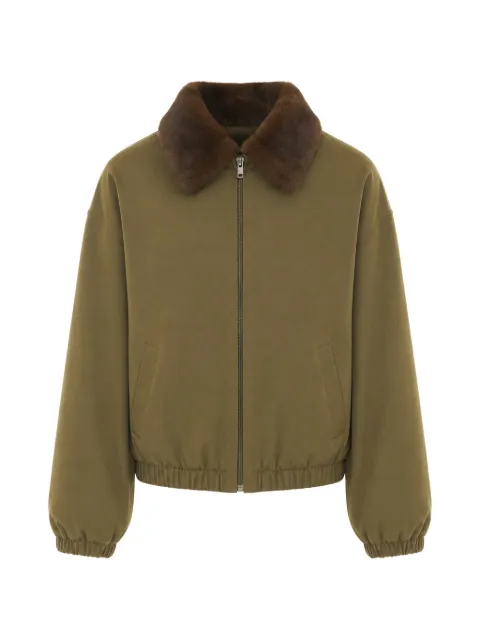 Eleh faux-fur collar jacket